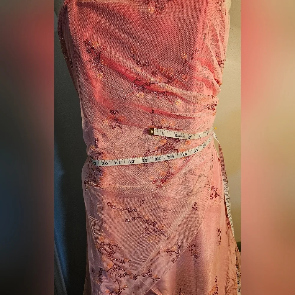 Jump Women's Pink Strapless Maxi Dress - Picture 6 of 8